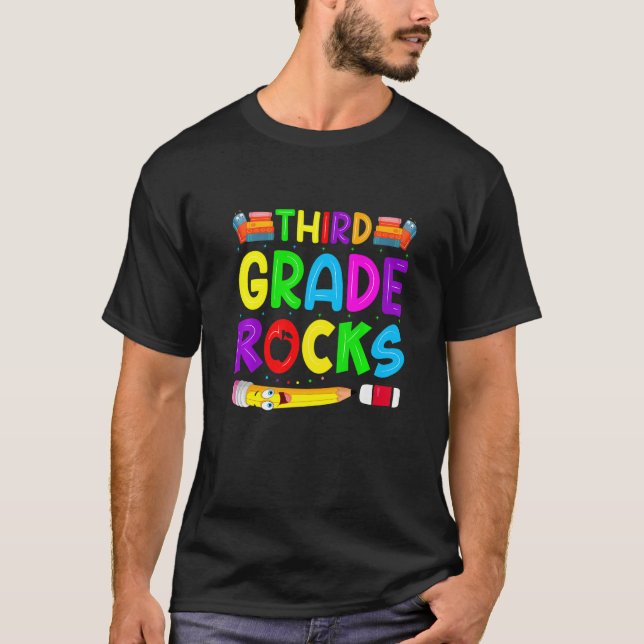 Camiseta Professora do terceiro ano da Equipe Rocks (Frente)