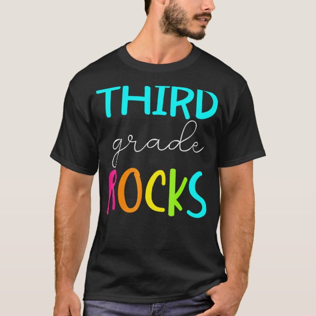 Camiseta Professora do terceiro ano da Equipe Rocks (Frente)