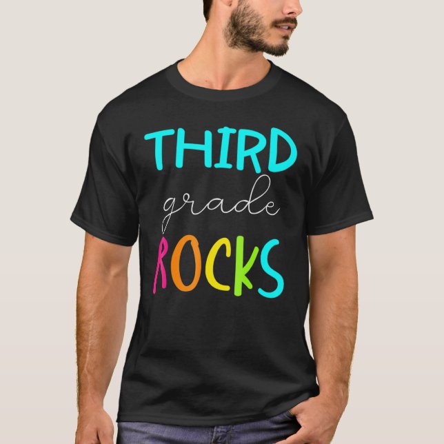 Camiseta Professora do terceiro ano da Equipe Rocks (Frente)