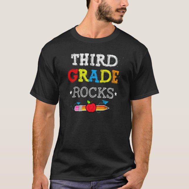 Camiseta Professora do terceiro ano da Equipe Rocks (Frente)