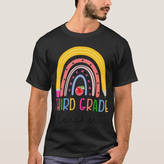 Camiseta Professora Do Terceiro Grau Professor Rainbow Prof (Frente)
