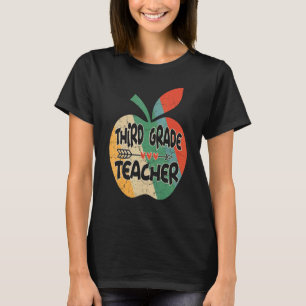 Camiseta Professora Do Terceiro Grau Vintage De Volta À Esc