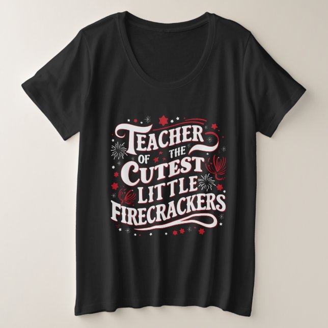 Camiseta Professora dos Pequenos Bombeiros Mais Cutres 4º d (Frente do Design)