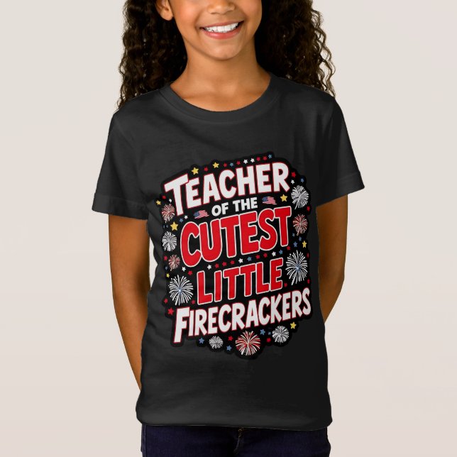 Camiseta Professora dos Pequenos Bombeiros Mais Cutres 4º d (Frente)