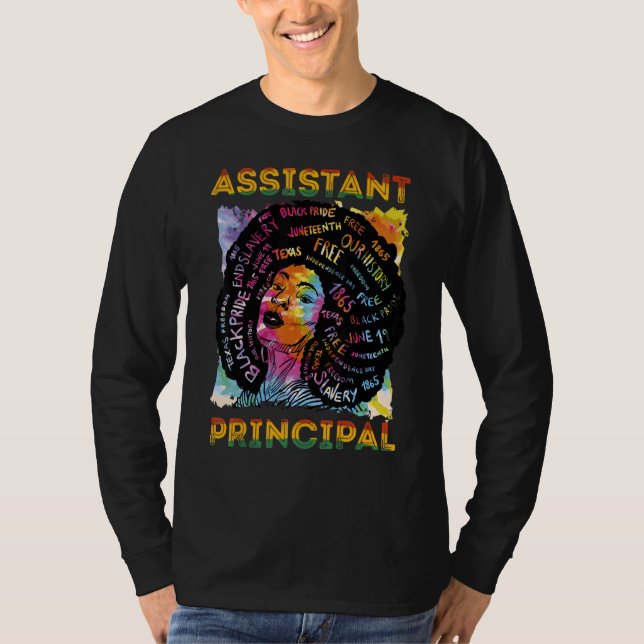 Camiseta Professora Edu, diretora assistente de mulheres af (Frente)