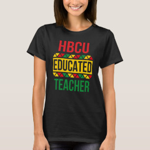 Camiseta Professora educada da HBCU Cultura Negra