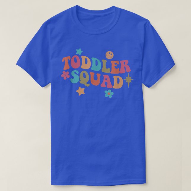 Camiseta Professora educadora de creche de Toddler Squad Cr (Frente do Design)
