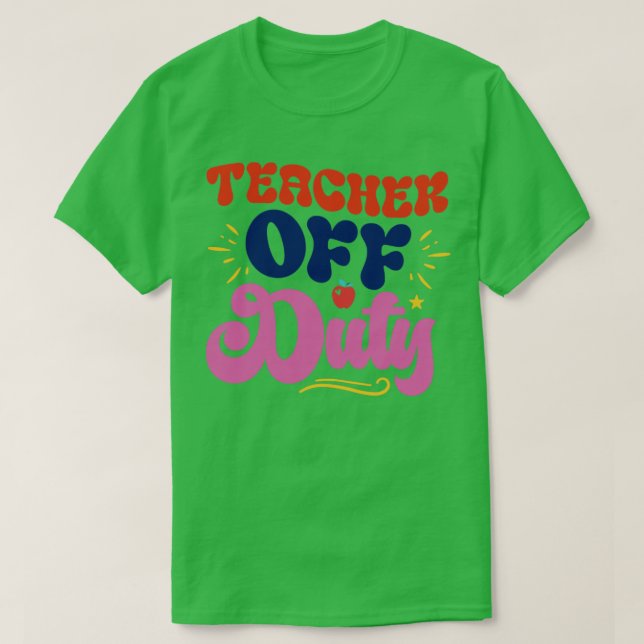 Camiseta Professora Em Serviço (Frente do Design)