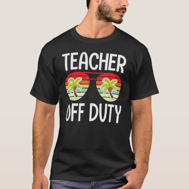 Camiseta Professora Em Serviço No Último Dia Do Professor N (Frente)