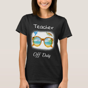 Camiseta Professora Em Serviço No Último Dia Do Professor N