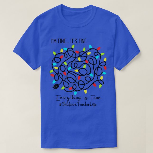 Camiseta Professora Engraçado Tudo É Bela Christina (Frente do Design)