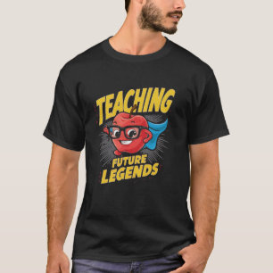 Camiseta Professora Ensinando Futura Inspiração Escolar Leg