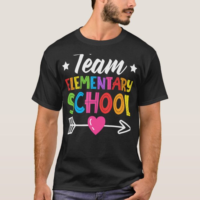 Camiseta Professora Ensino Secundário Da Equipe De Volta Pa (Frente)