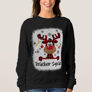 Camiseta Professora Envolvida Esquadrão Reindeer Xadrez Ver