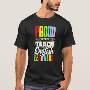 Camiseta Professora Esl Linguista Ensino Multilíngue Orgulh