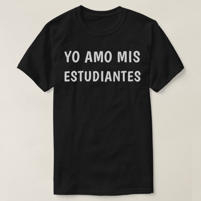 Camiseta Professora espanhola (Frente do Design)