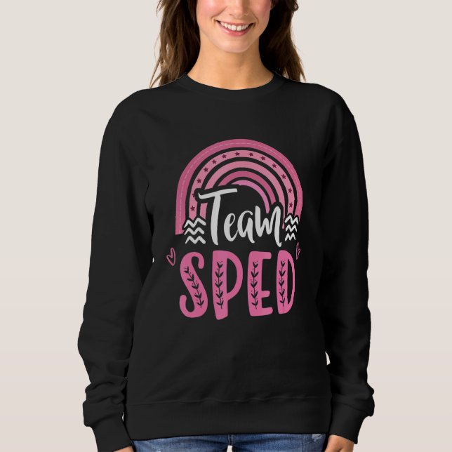 Camiseta Professora Especial De Educação Da Equipe De Mulhe (Frente)