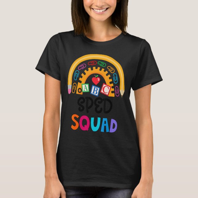 Camiseta Professora Especial de Educação SPED Equipe Especi (Frente)