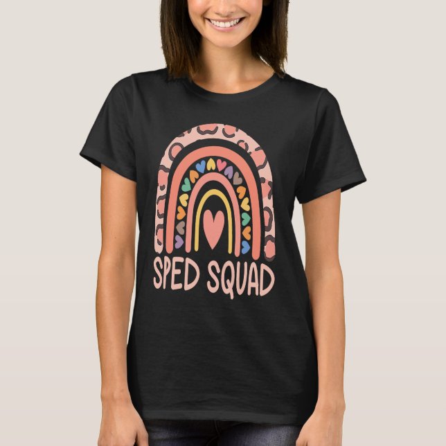 Camiseta Professora Especial De Educação Sped Squad De Volt (Frente)