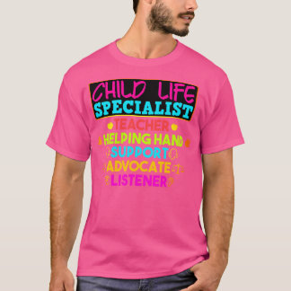 Camiseta Professora Especialista em Vida Infantil Ajudando 