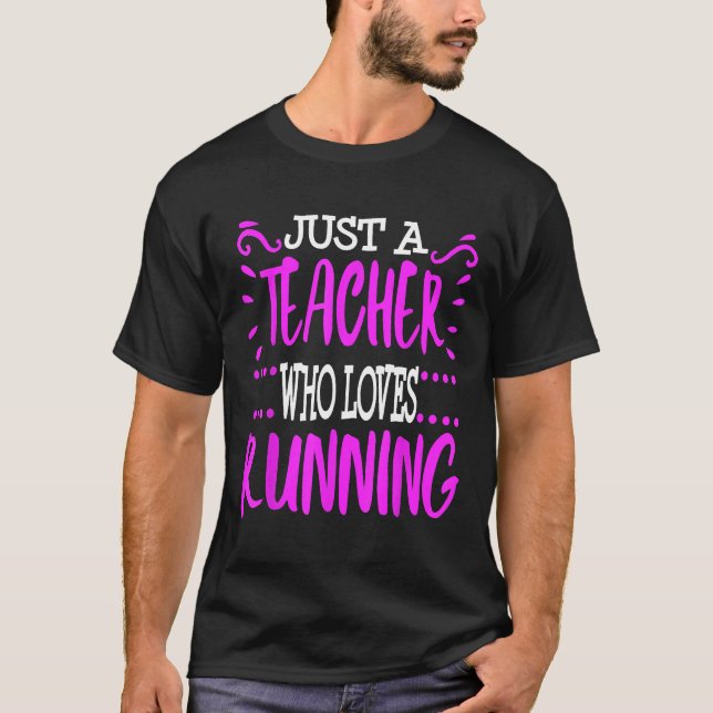 Camiseta Professora Executando Meia Maratona Primeiro Race  (Frente)