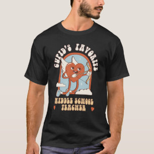 Camiseta Professora favorita do Cupido na Escola Secundária