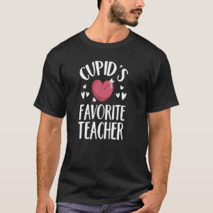 Camiseta Professora favorita do Dia de os namorados-cupido