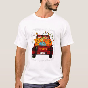Camiseta Professora Feliz Queda de Obrigados de Caminhão de