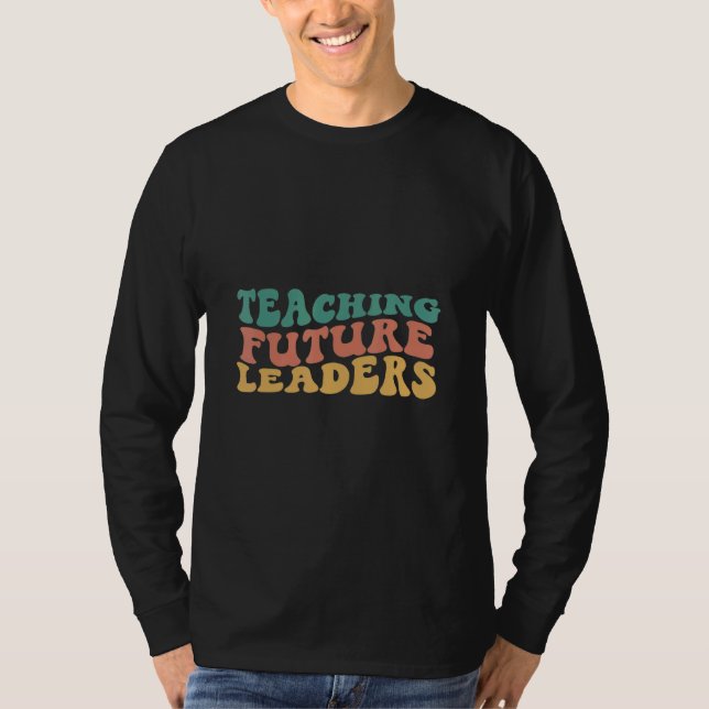 Camiseta Professora Futuro Vintage Ensino de Vida (Frente)