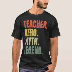 Camiseta Professora Hero Mito Lenda Melhor Professora de Em
