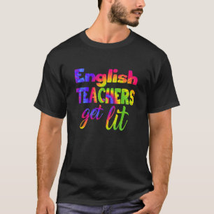 Camiseta Professora Inglesa Pega Lit Professor Tie Dye Hipp