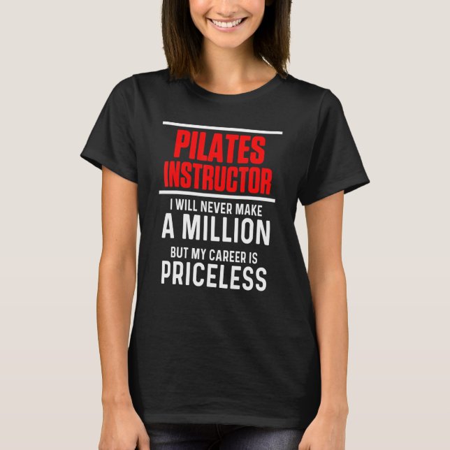 Camiseta Professora instrutora pilates 15 (Frente)