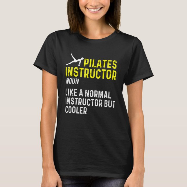 Camiseta Professora instrutora pilates 27 (Frente)