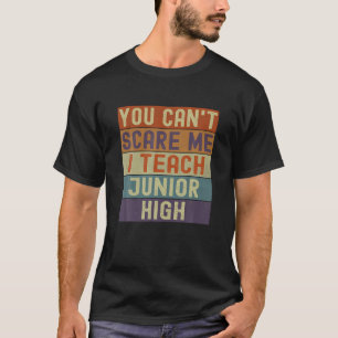 Camiseta Professora Júnior, Não Me Assusta, Ensino Vint