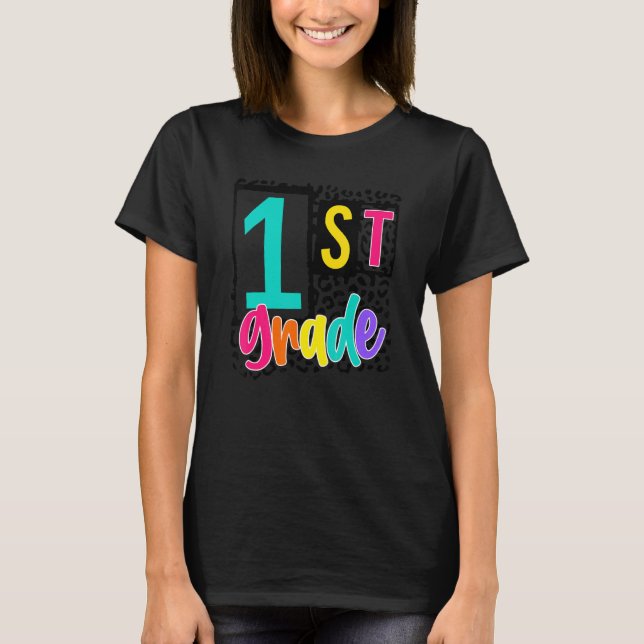 Camiseta Professora Leopardo 1rua Classe Leopard Classe 1ru (Frente)