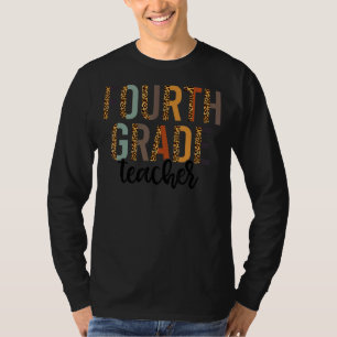 Camiseta Professora Leopardo do 4º ano Primeira Jornada de