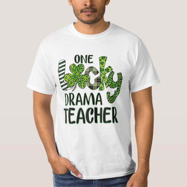 Camiseta Professora Lucky Drama Shamrock (Frente)