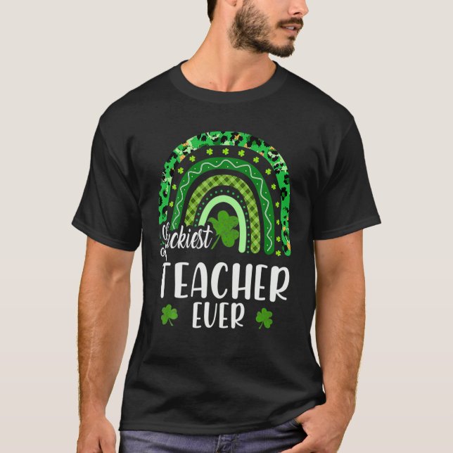 Camiseta Professora mais sortuda de Rua de Patrick (Frente)