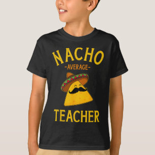 Camiseta Professora Média Nacho Para Cinco De Mayo School C