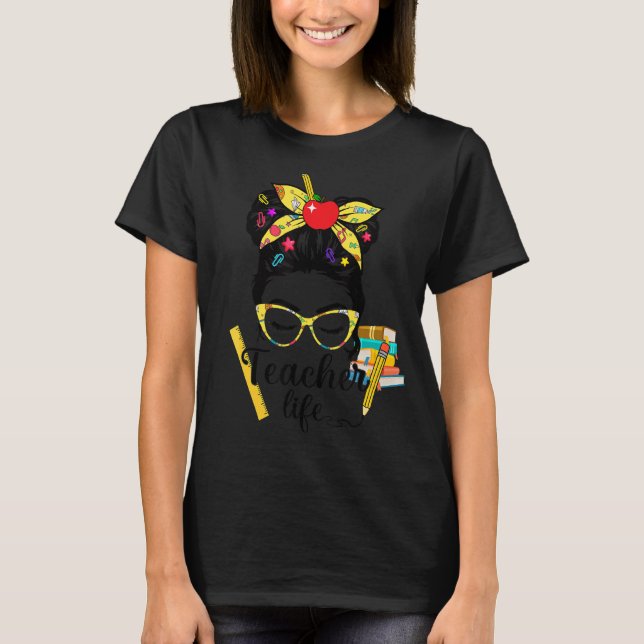 Camiseta Professora Mensageira Mulher Arma De Volta Para A  (Frente)