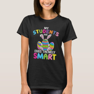 Camiseta Professora Meus Estudantes São Ovos Muito Intelige