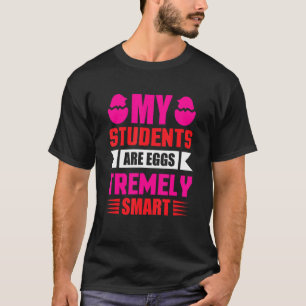 Camiseta Professora Meus Estudantes São Ovos Muito Intelige