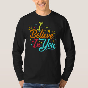 Camiseta Professora Motivacional Que Eu Acredito Em Você No