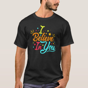 Camiseta Professora Motivacional Que Eu Acredito Em Você No