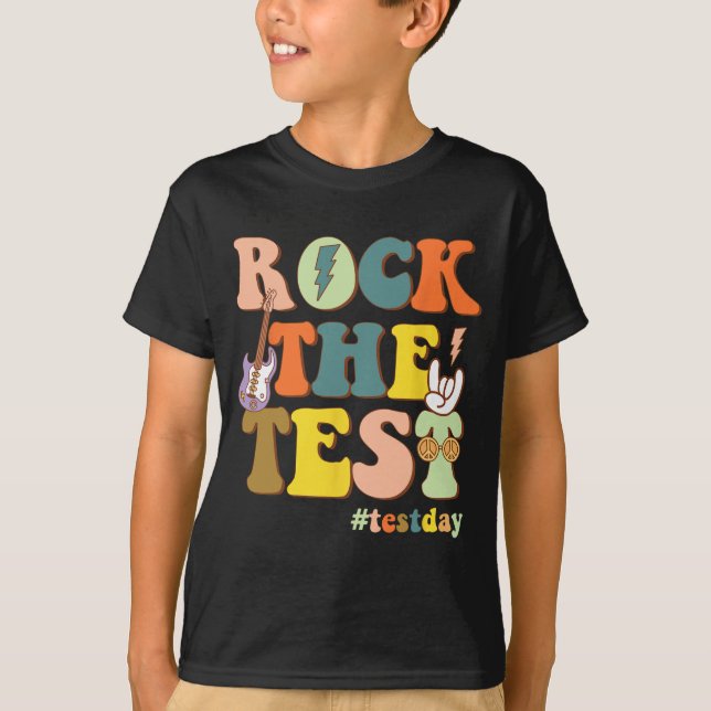 Camiseta Professora Motivadora Rocha O Teste (Frente)