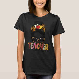 Camiseta Professora Mulher Ensino sobre a vida de pedreiro