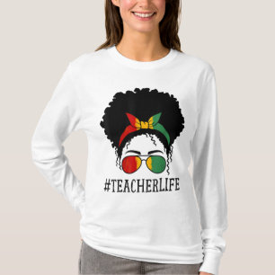 Camiseta Professora Mulheres Africanas Triste História Negr