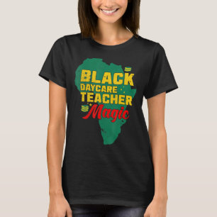 Camiseta Professora Negra História Negra do Orgulho Mágico 