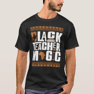 Camiseta Professora Negra Magic Melanin Professora Históri