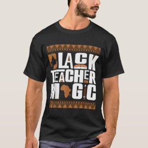 Camiseta Professora Negra Magic Melanin Professora História